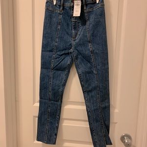 NWT Abercrombie and Fitch ultra high rise super skinny ankle jeans